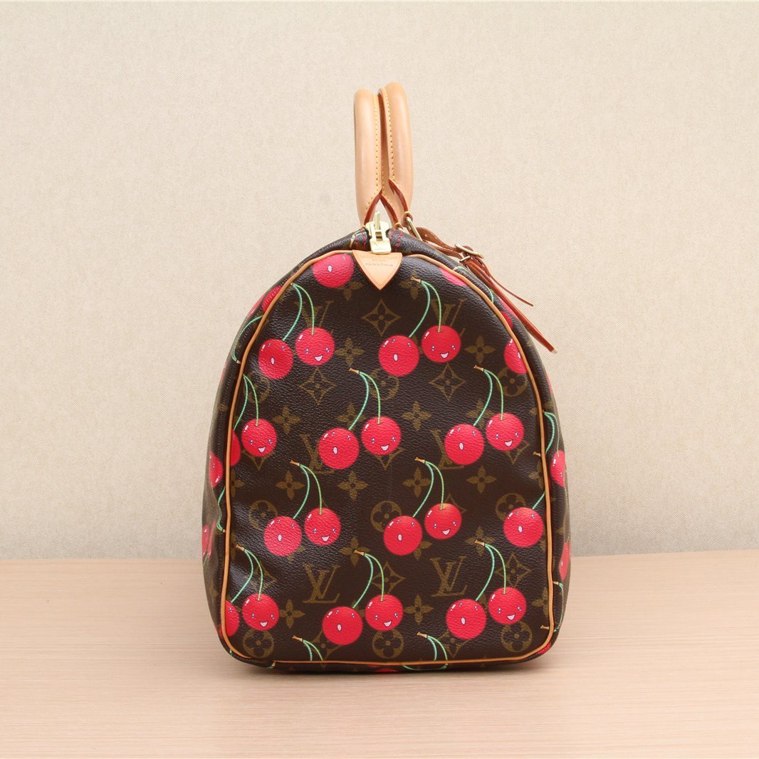LOUIS VUITTON Vintage Takashi Murakami Cherry Keepall 45