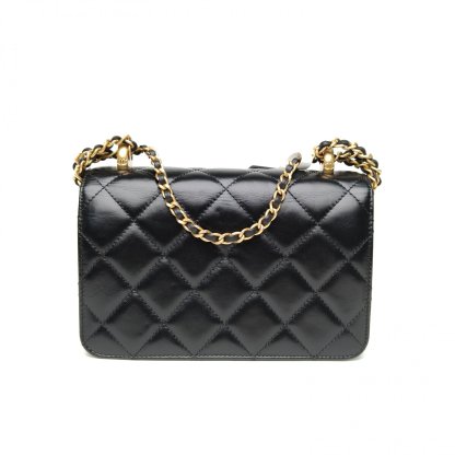 CHANEL 24C CF Flap Bag, 19cm-Hana Vintage