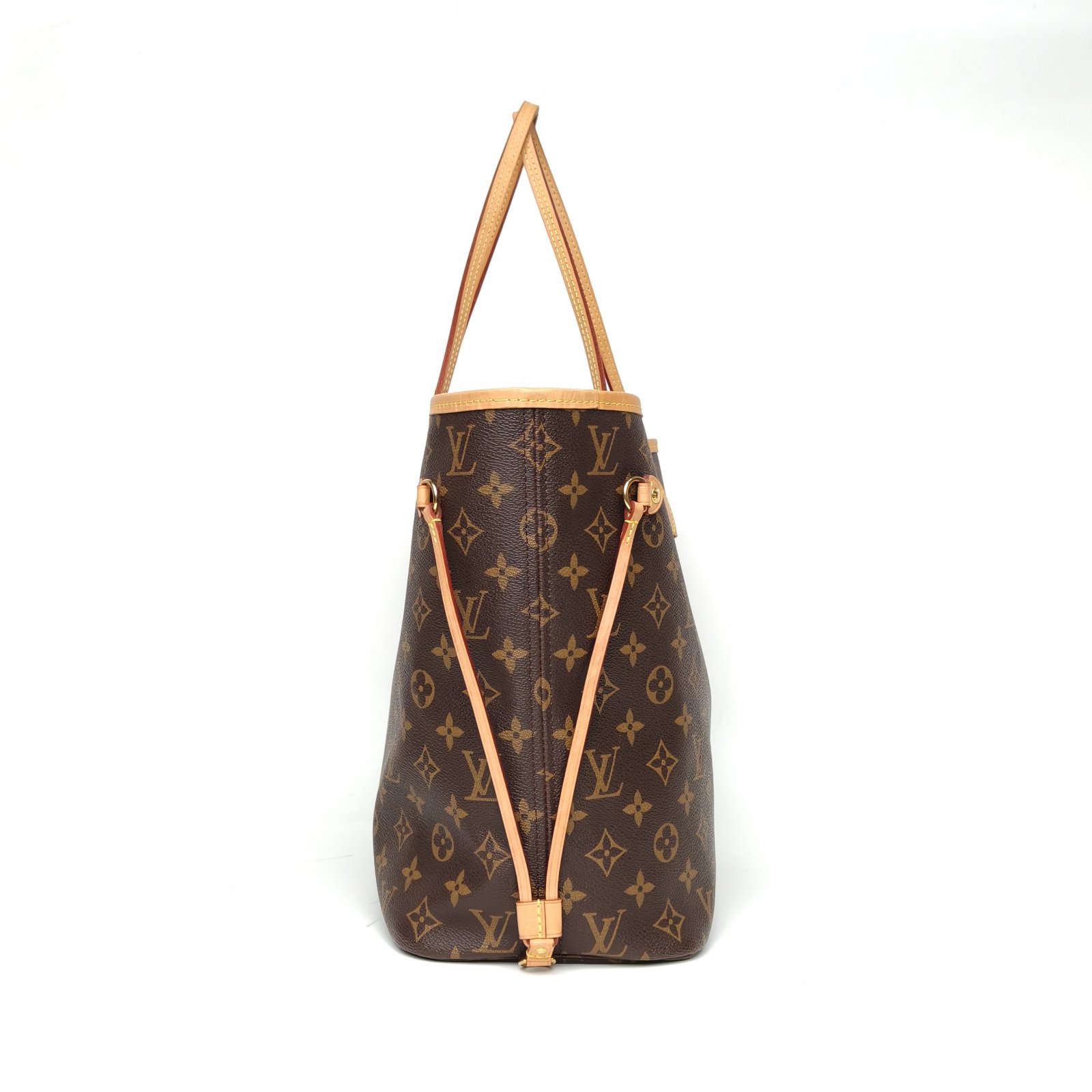 *LOUIS VUITTON Neverfull Medium 31 with Detachable Pouch and Red Lining-Hana Vintage
