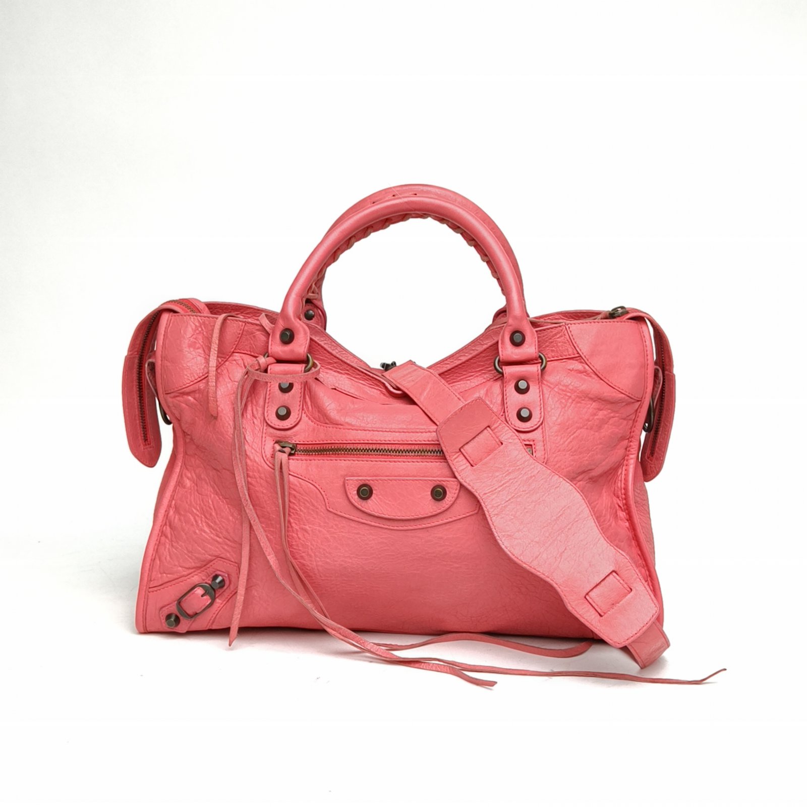 *BALENCIAGA CLASSIC CITY Motorcycle Bag Medium 38-Hana Vintage