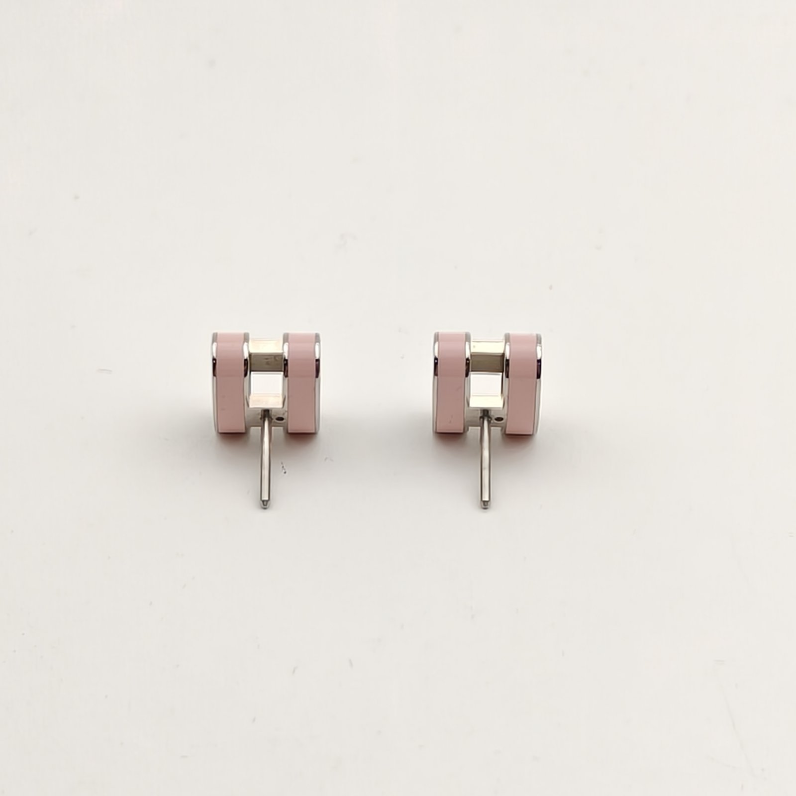 HERMES Pop H Earrings Small Alloy