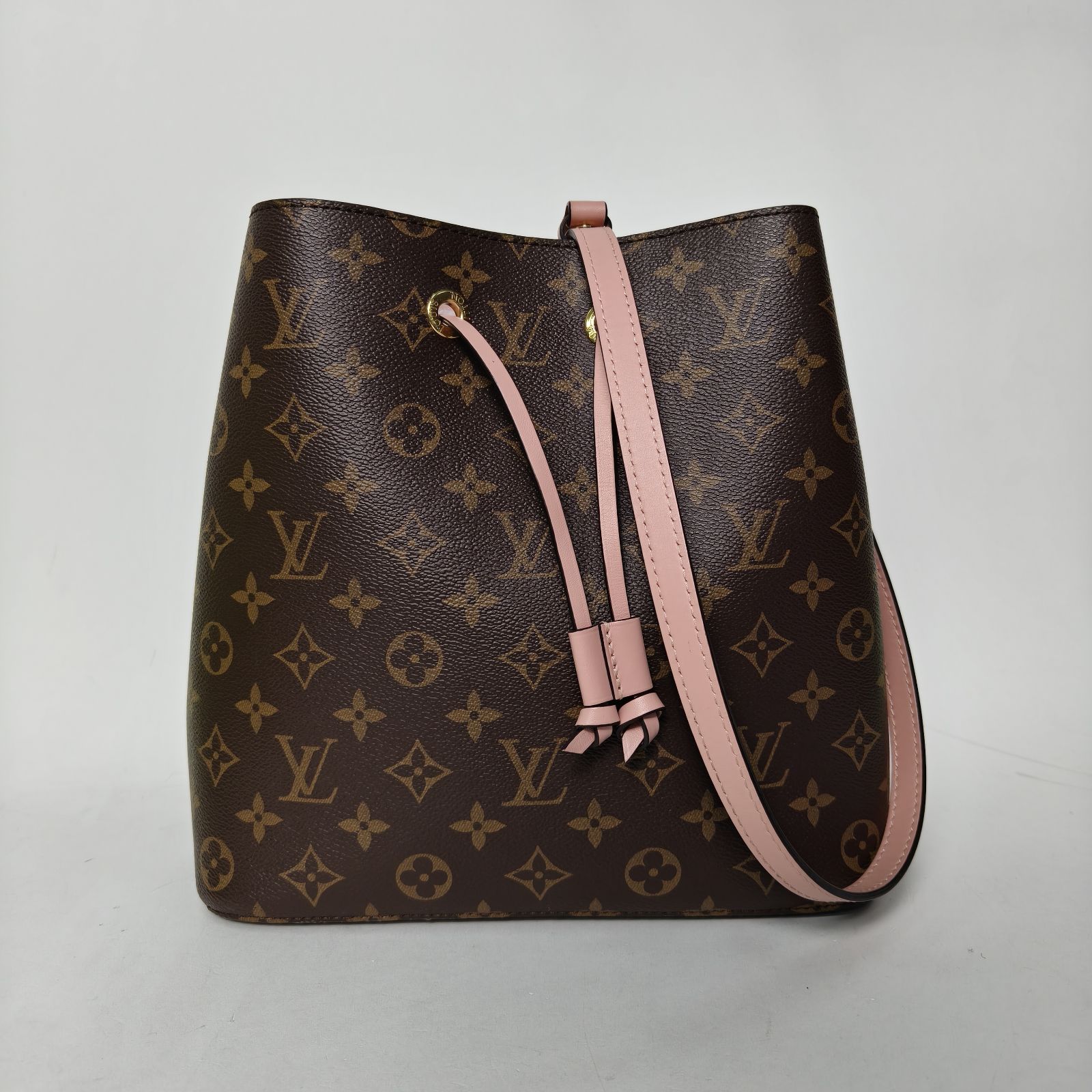 *LOUIS VUITTON NÉONOÉ Bucket Bag Medium 26 with Pink Interior-Hana Vintage