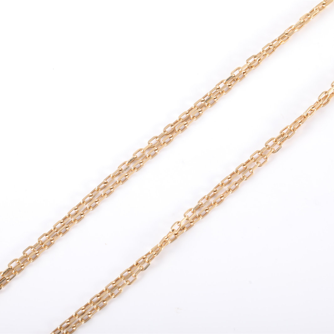 CARTIER LOVE 18K Gold Pendant Necklace with 2 Diamonds 18K Gold,Diamond-Hana Vintage