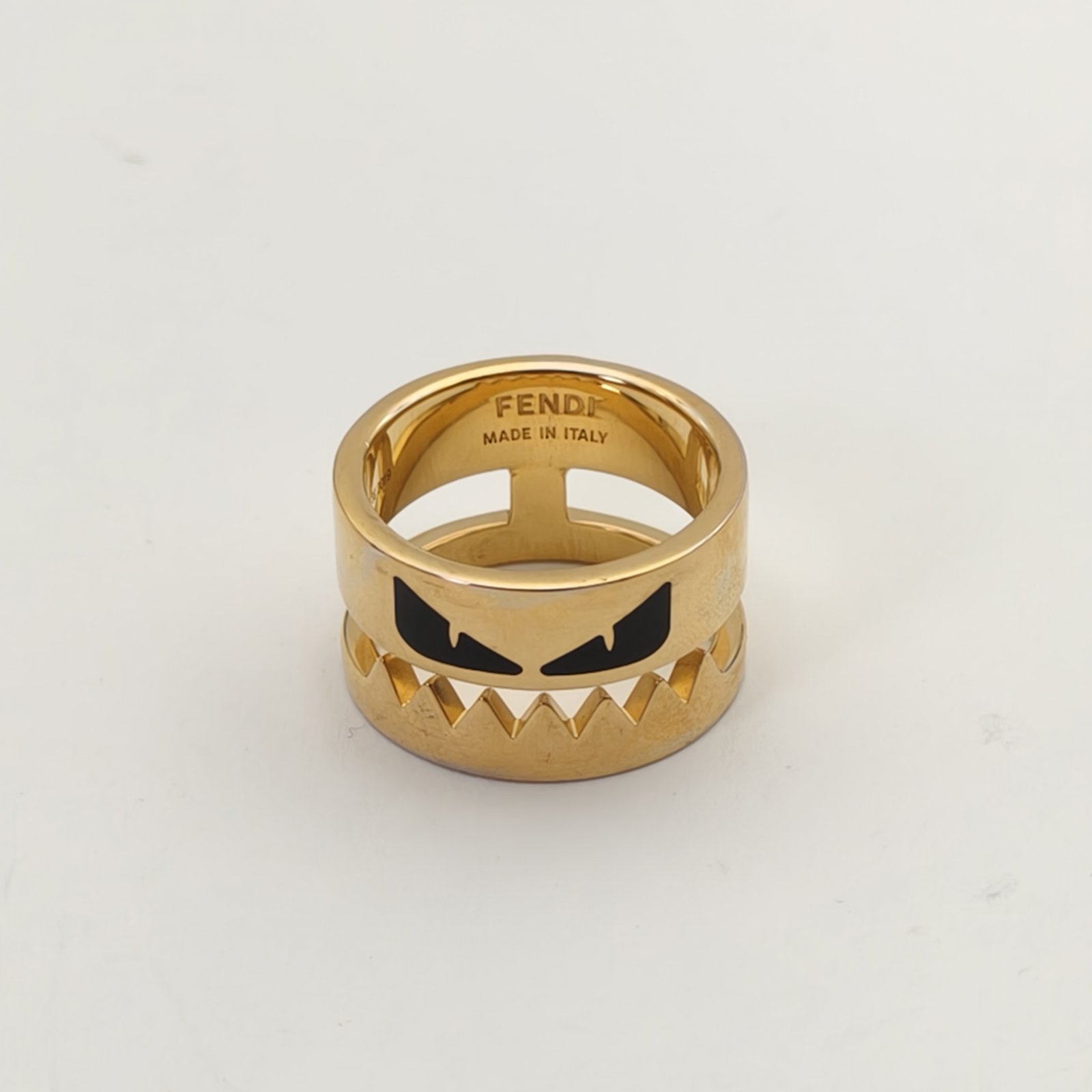 FENDI Monster Ring Size M Alloy-Hana Vintage