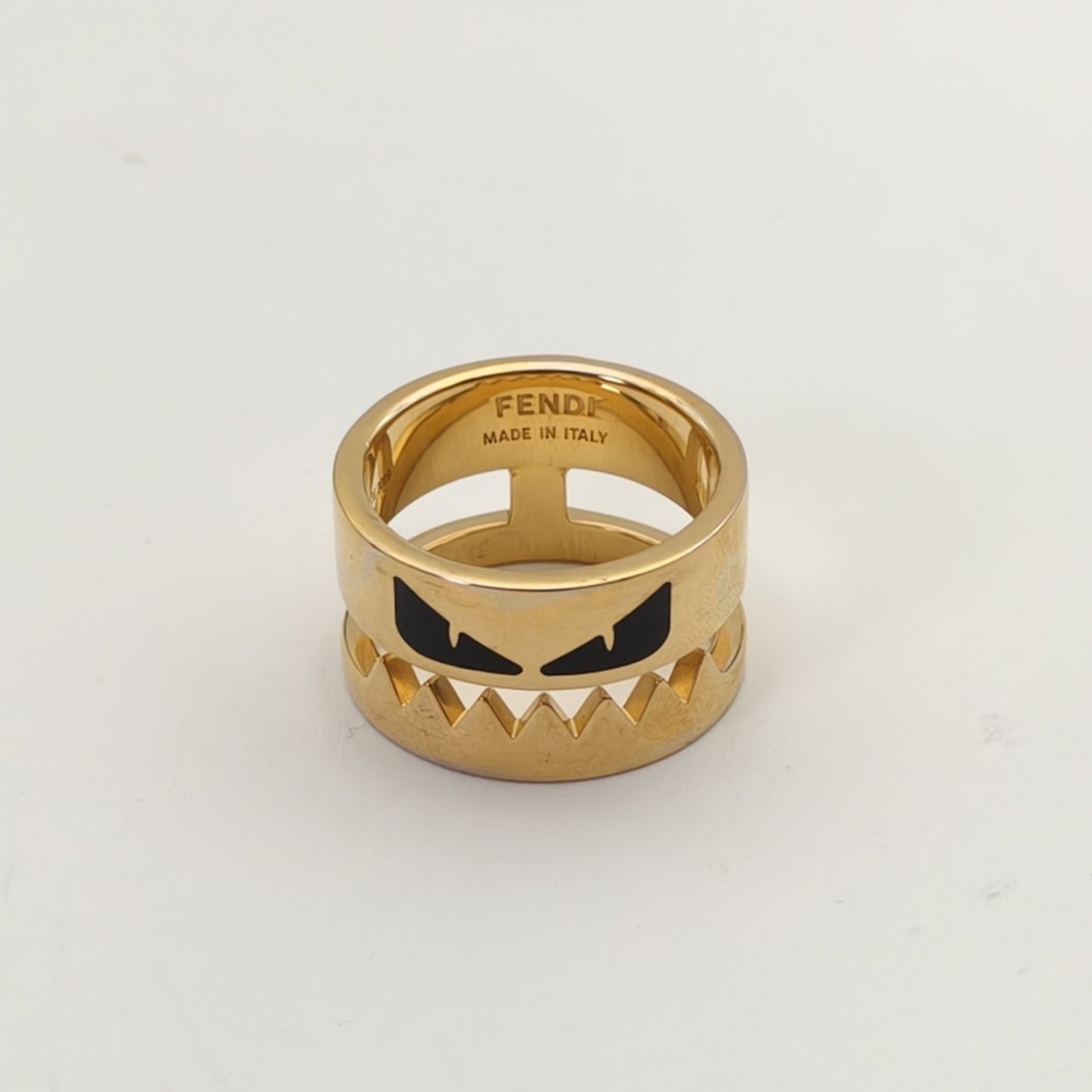 FENDI Monster Ring Size M Alloy-Hana Vintage