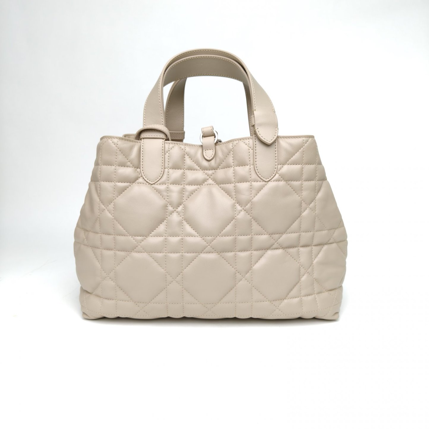 *DIOR Beige Gold Hardware 2023 Toujours Handbag Shoulder Bag Medium 28.5-Hana Vintage