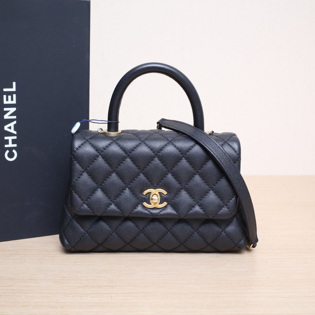 *CHANEL Coco Handle Small 24cm-Hana Vintage