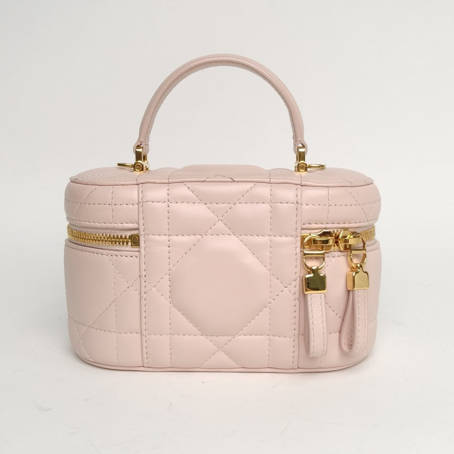 DIOR Pink Gold Hardware 2024 30 Montaigne Caro Cosmetic Bag