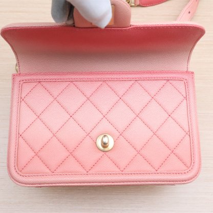 CHANEL Chanel Fanny Pack, Gradient Pink Flap with Gold Hardware, Gradient Color, 2019, Gold Hardware