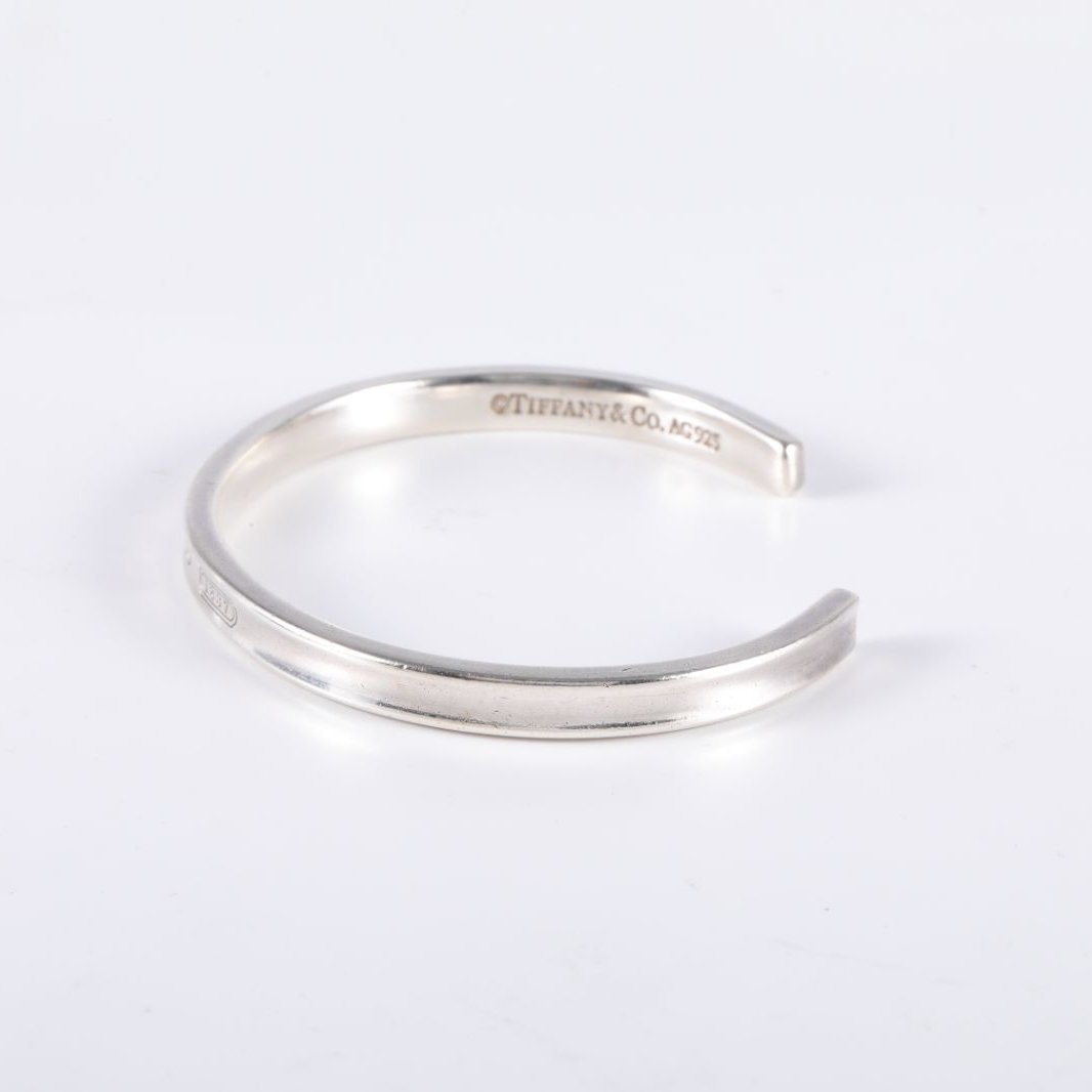 TIFFANY&CO AG925 Silver Open Bracelet Sterling Silver-Hana Vintage