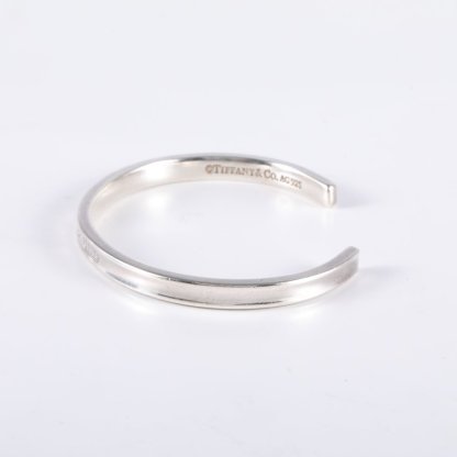 TIFFANY&CO AG925 Silver Open Bracelet Sterling Silver-Hana Vintage