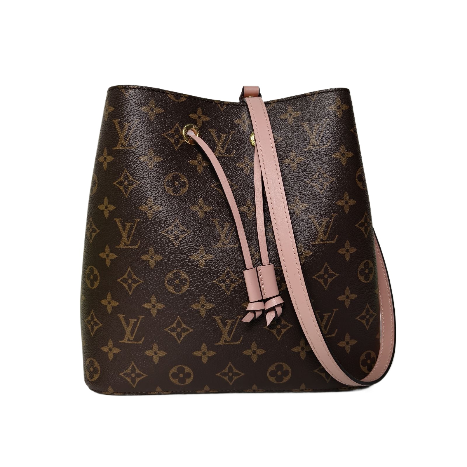 *LOUIS VUITTON NÉONOÉ Bucket Bag Medium 26 with Pink Interior-Hana Vintage