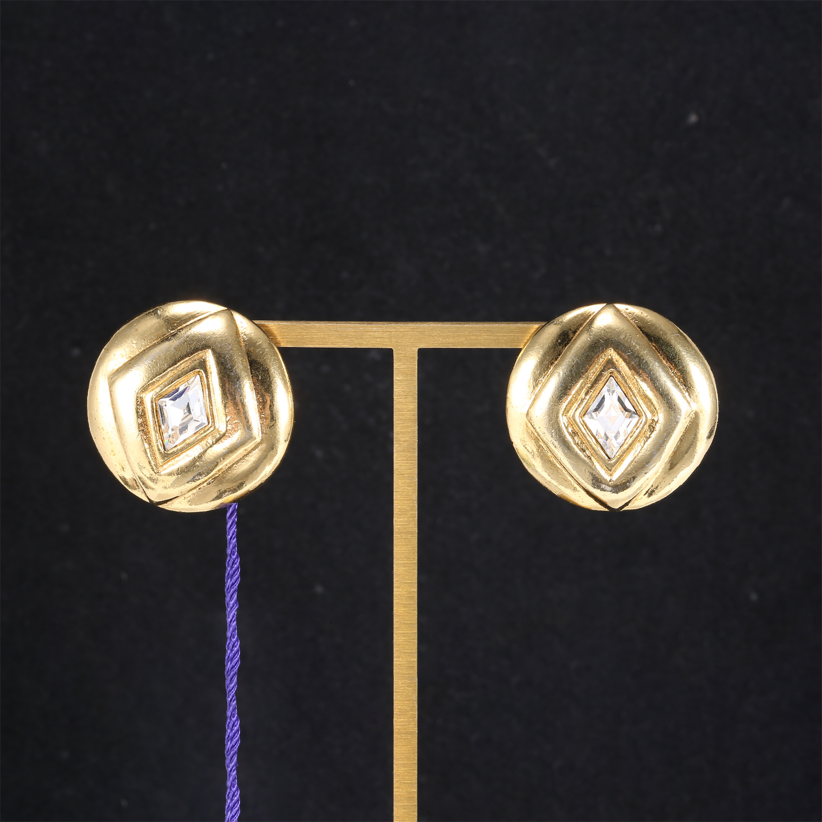 CHANEL Vintage Earring Clip Alloy-Hana Vintage