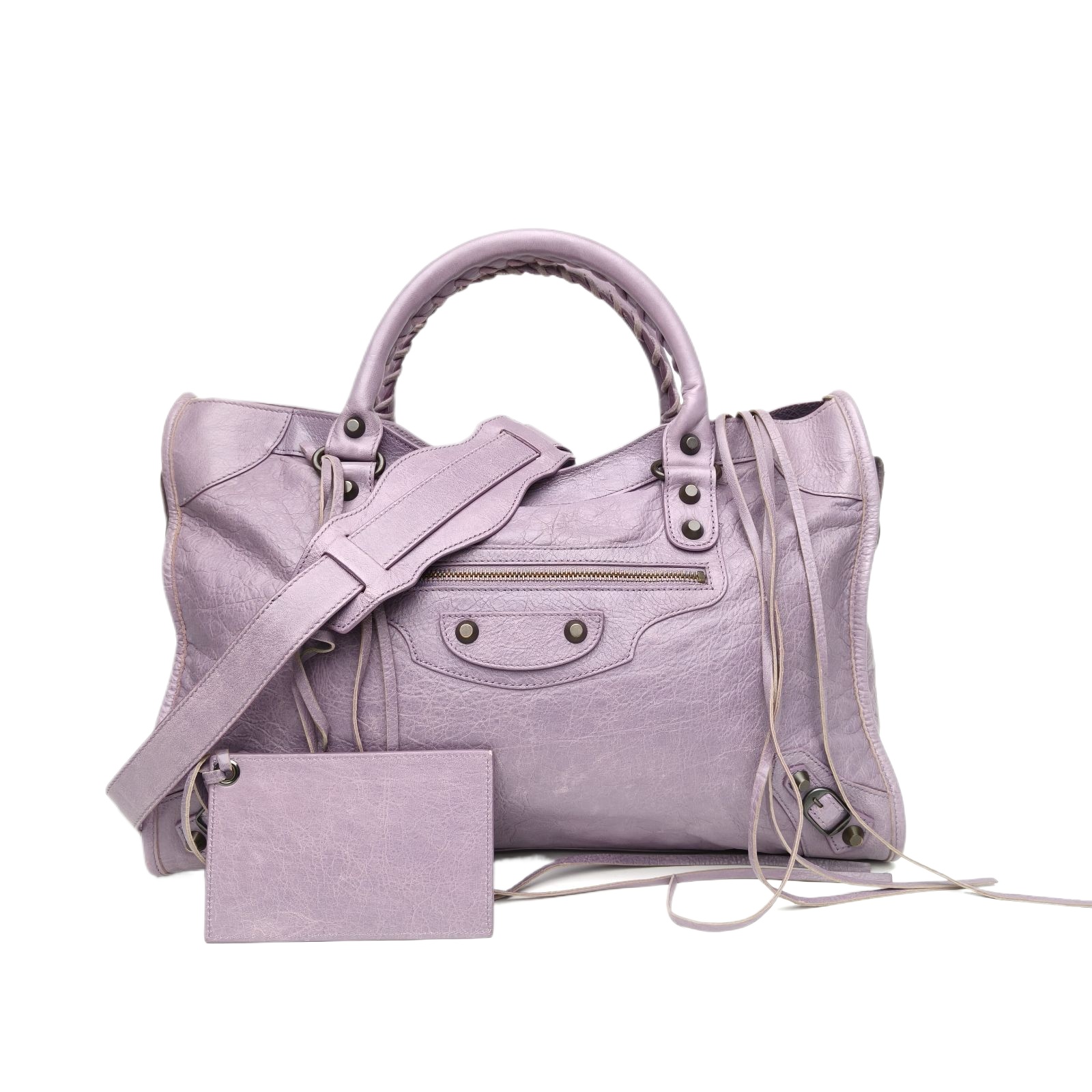 *BALENCIAGA CLASSIC CITY Motorcycle Bag Medium 38-Hana Vintage