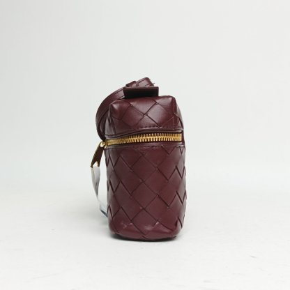 BOTTEGA VENETA Bang Bang vanity Woven Leather Cosmetic Bag-Hana Vintage