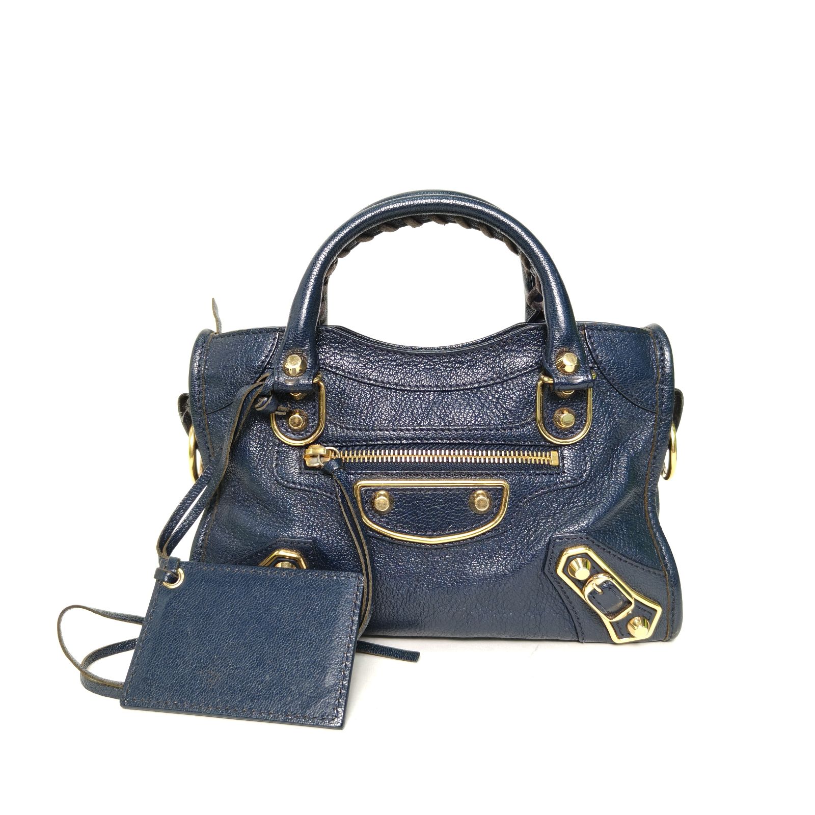 *BALENCIAGA CLASSIC CITY Motorcycle Bag Mini 25-Hana Vintage