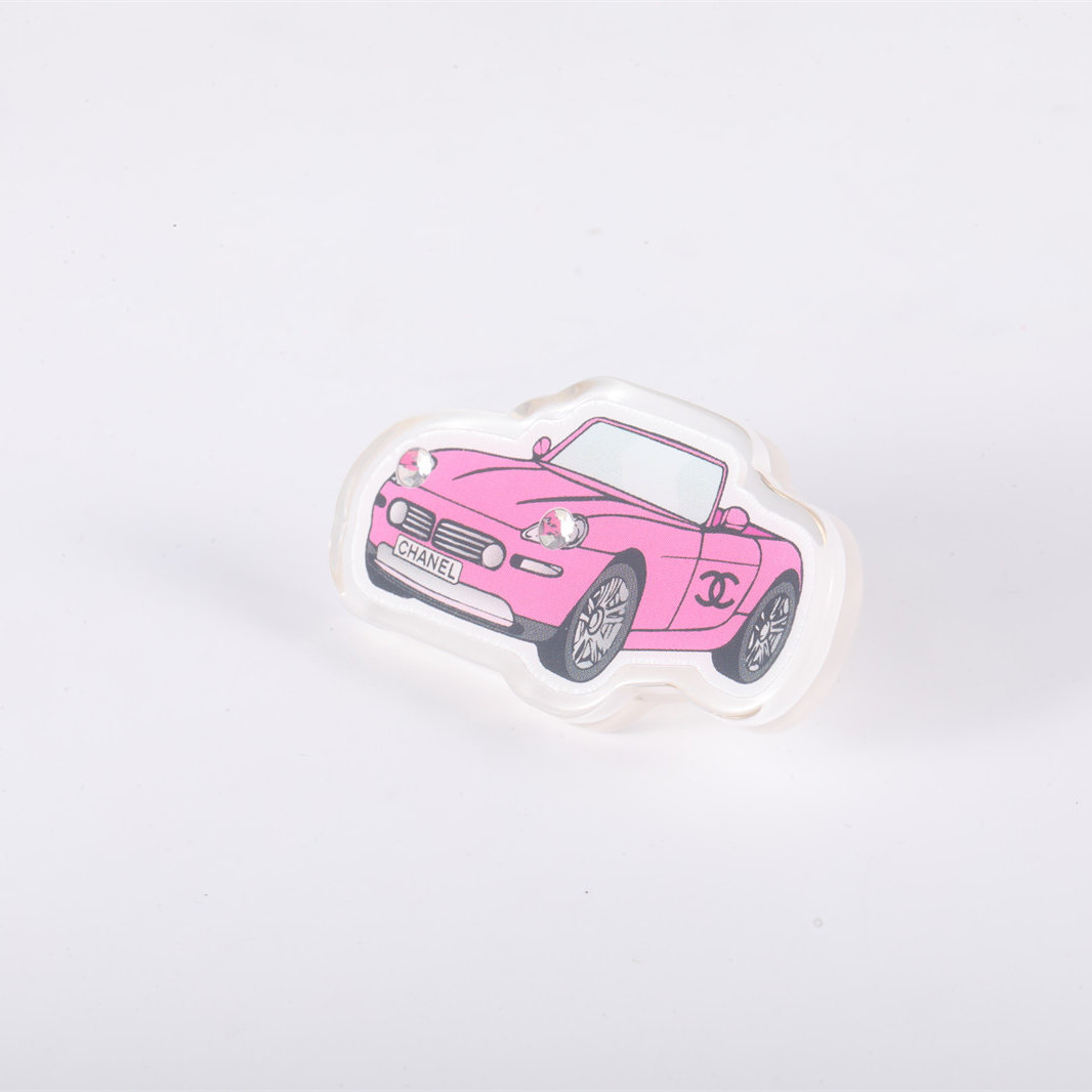 CHANEL 24C Car Brooch Alloy-Hana Vintage