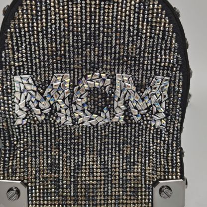 MCM Black mini backpack