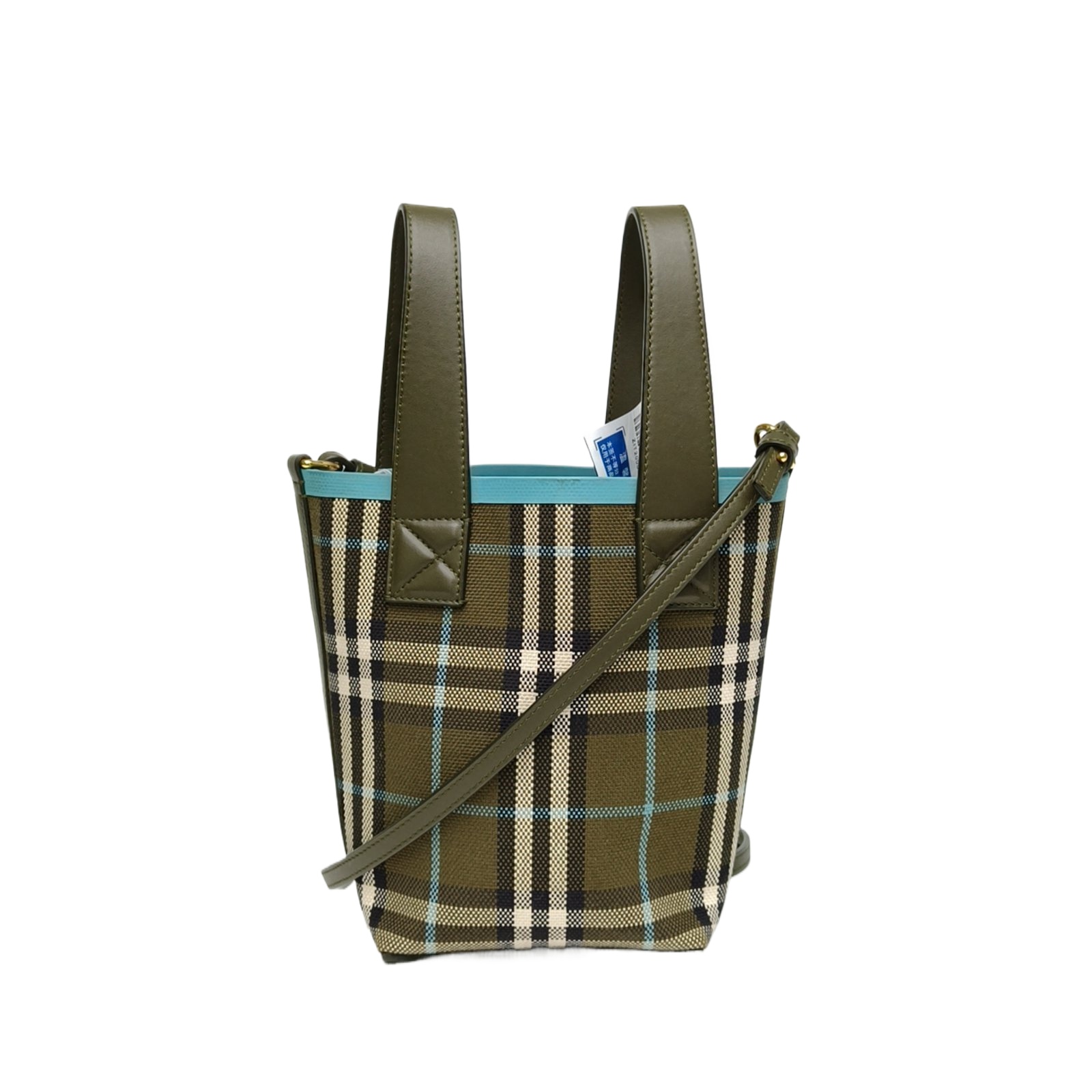 Burberry Burberry Check Canvas Hand Tote Bag Shoulder Bag mini-Hana Vintage