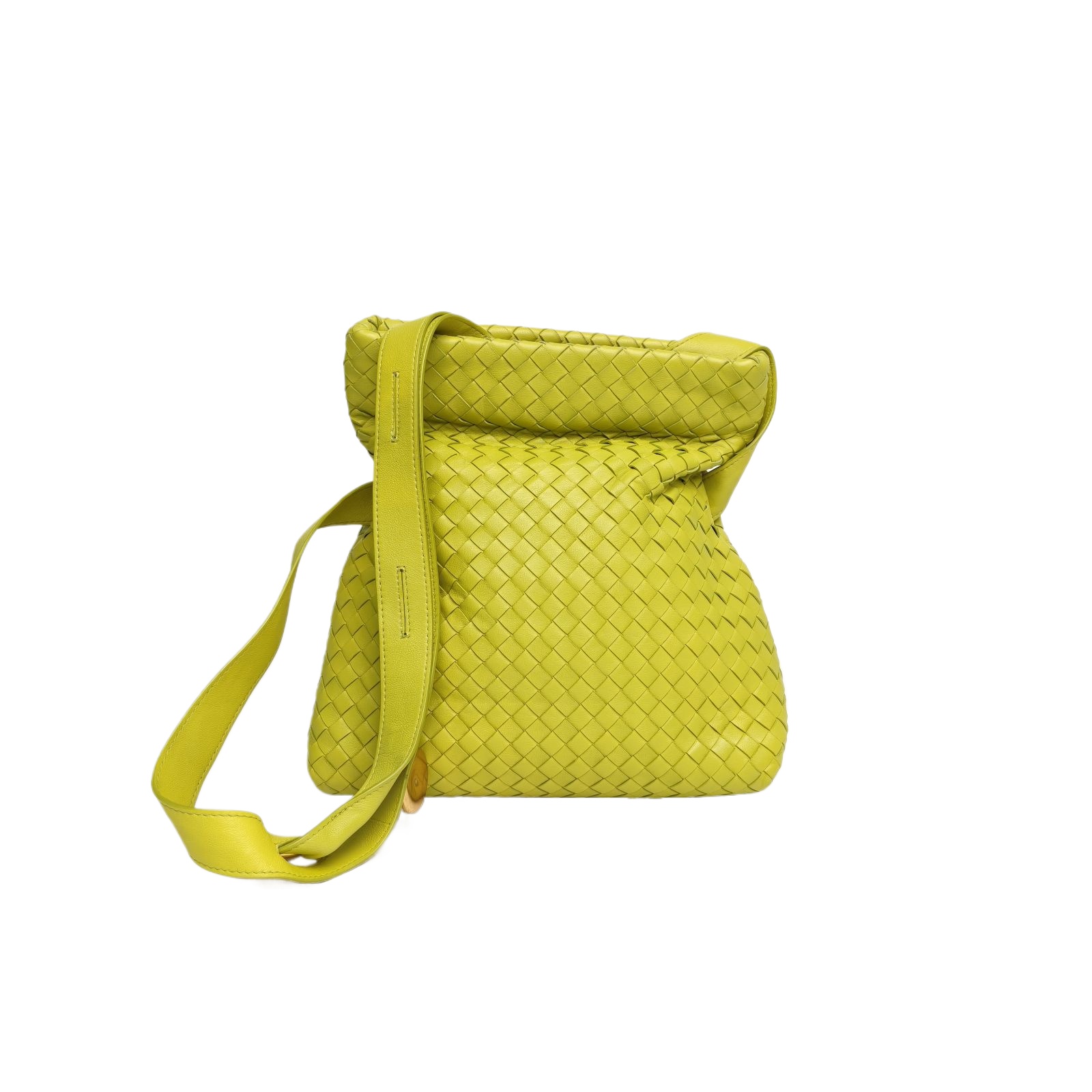 BOTTEGA VENETA Yellow Gold Hardware coin braided-Hana Vintage
