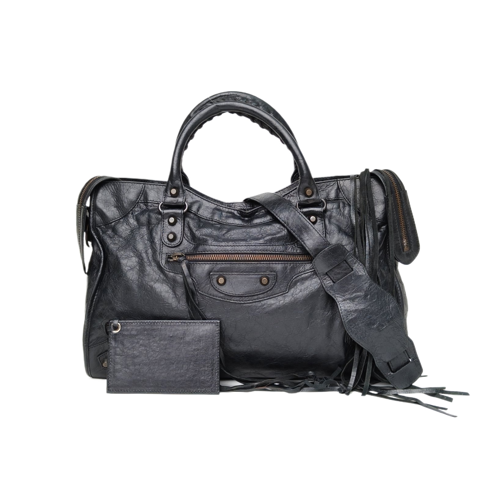 *BALENCIAGA CLASSIC CITY Motorcycle Bag Medium 38-Hana Vintage