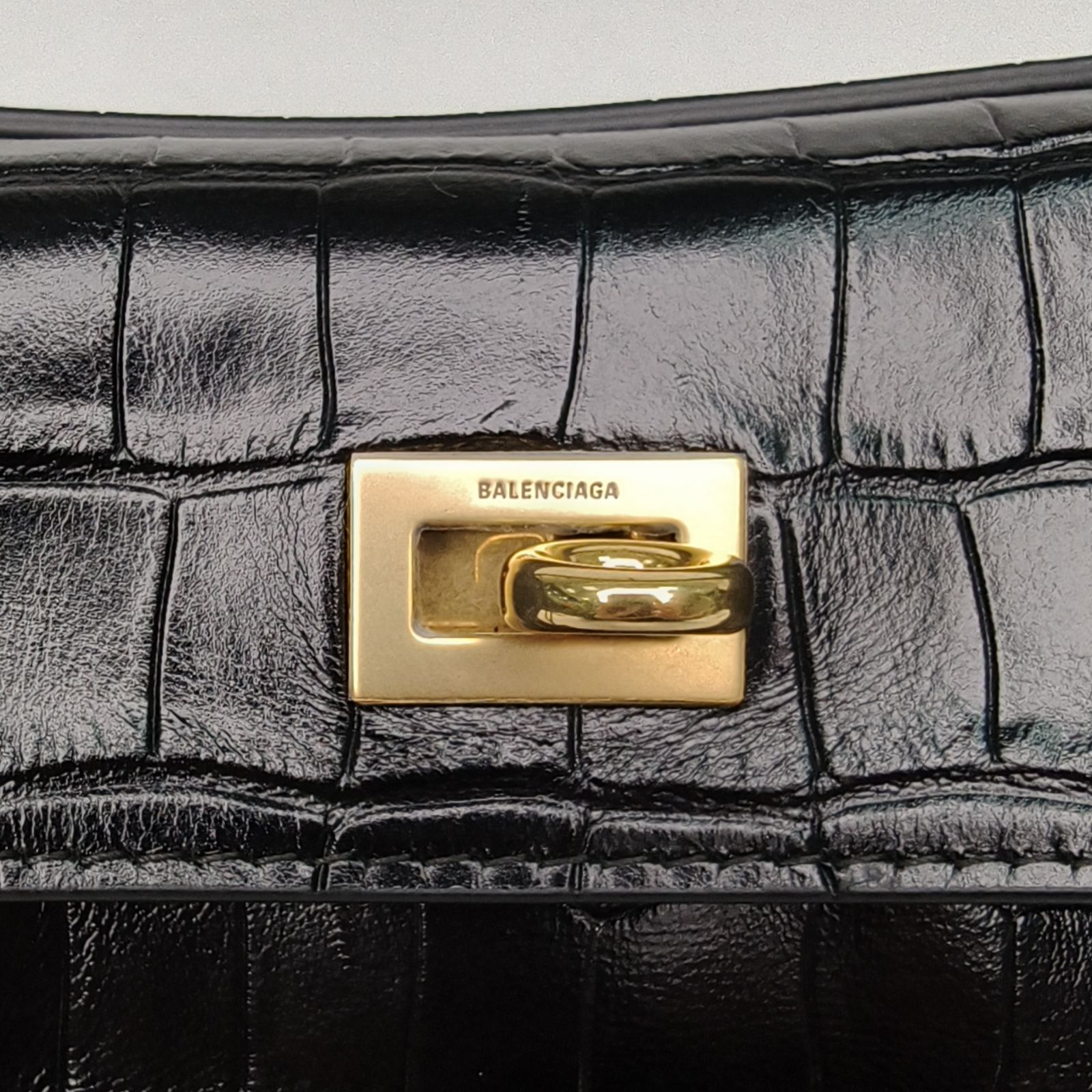 *BALENCIAGA Black Gold Hardware Rodeo Small 29 2020-Hana Vintage
