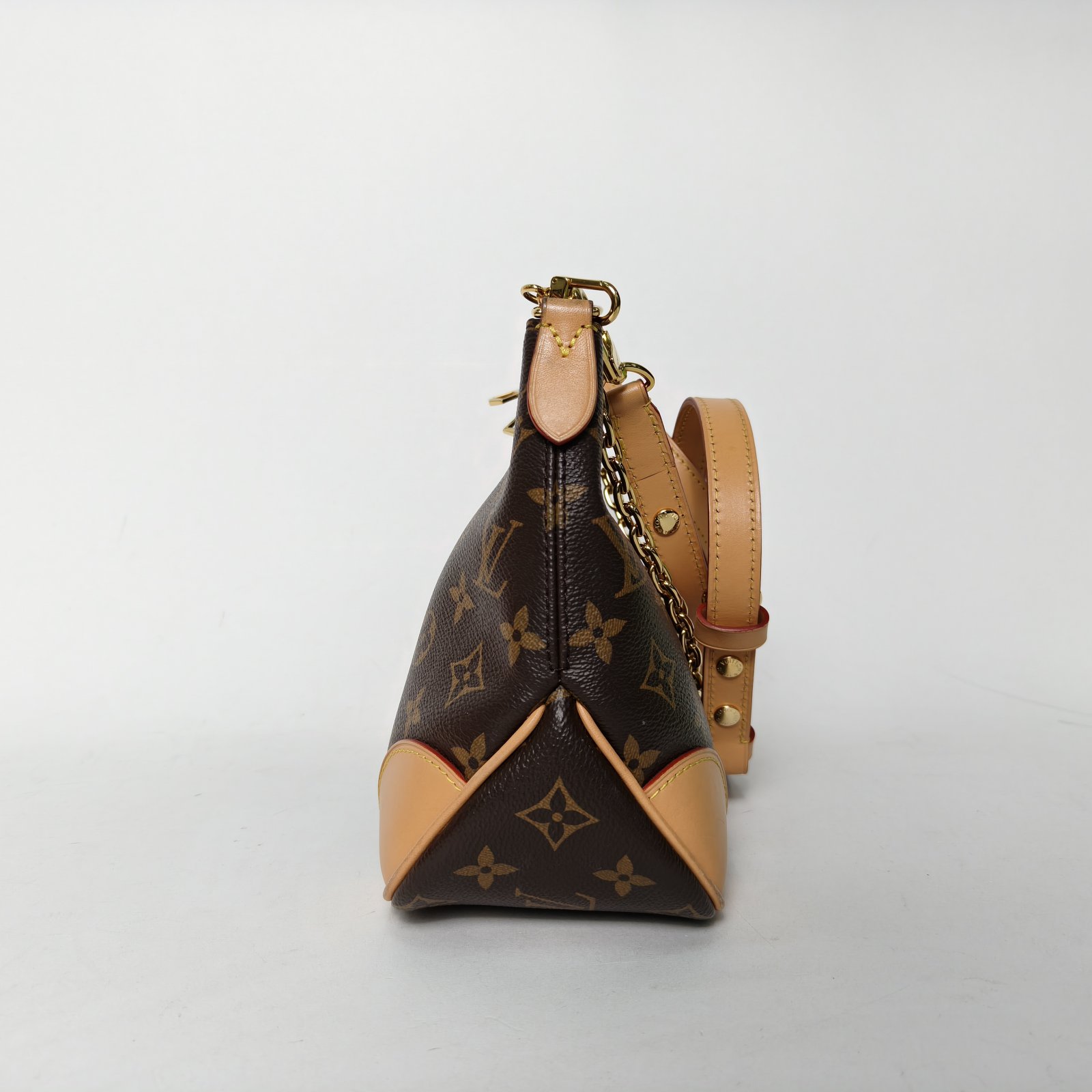 LOUIS VUITTON BOULOGNE Horn-shaped Bag with Detachable Shoulder Strap-Hana Vintage