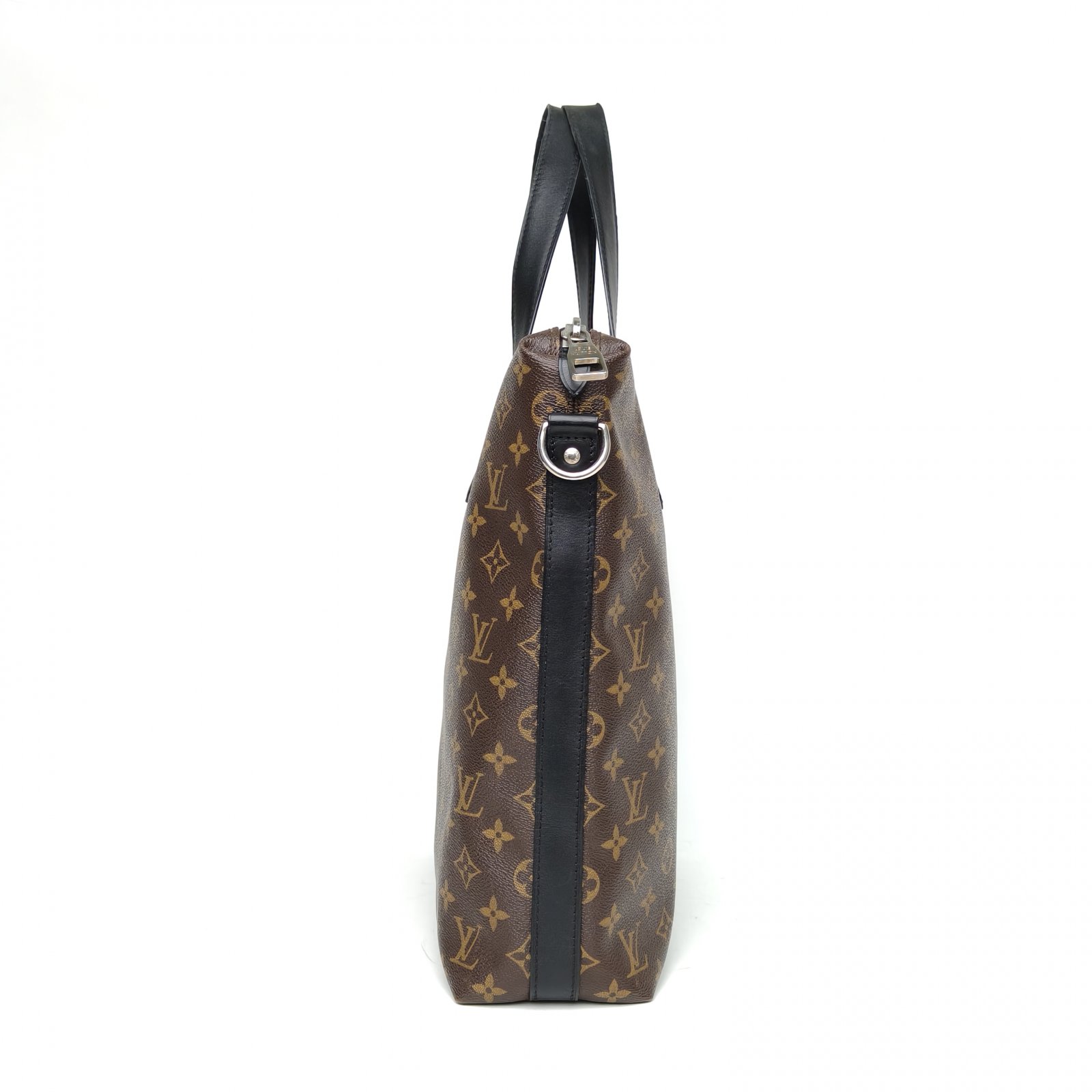 *LOUIS VUITTON Monogram PVC 2015 kitan Vertical Handheld Briefcase Pochette Metis-Hana Vintage