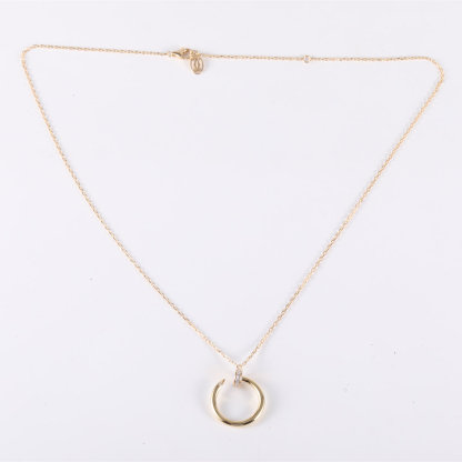 CARTIER Gold Nails Necklace 18K 18K Gold,Diamond-Hana Vintage