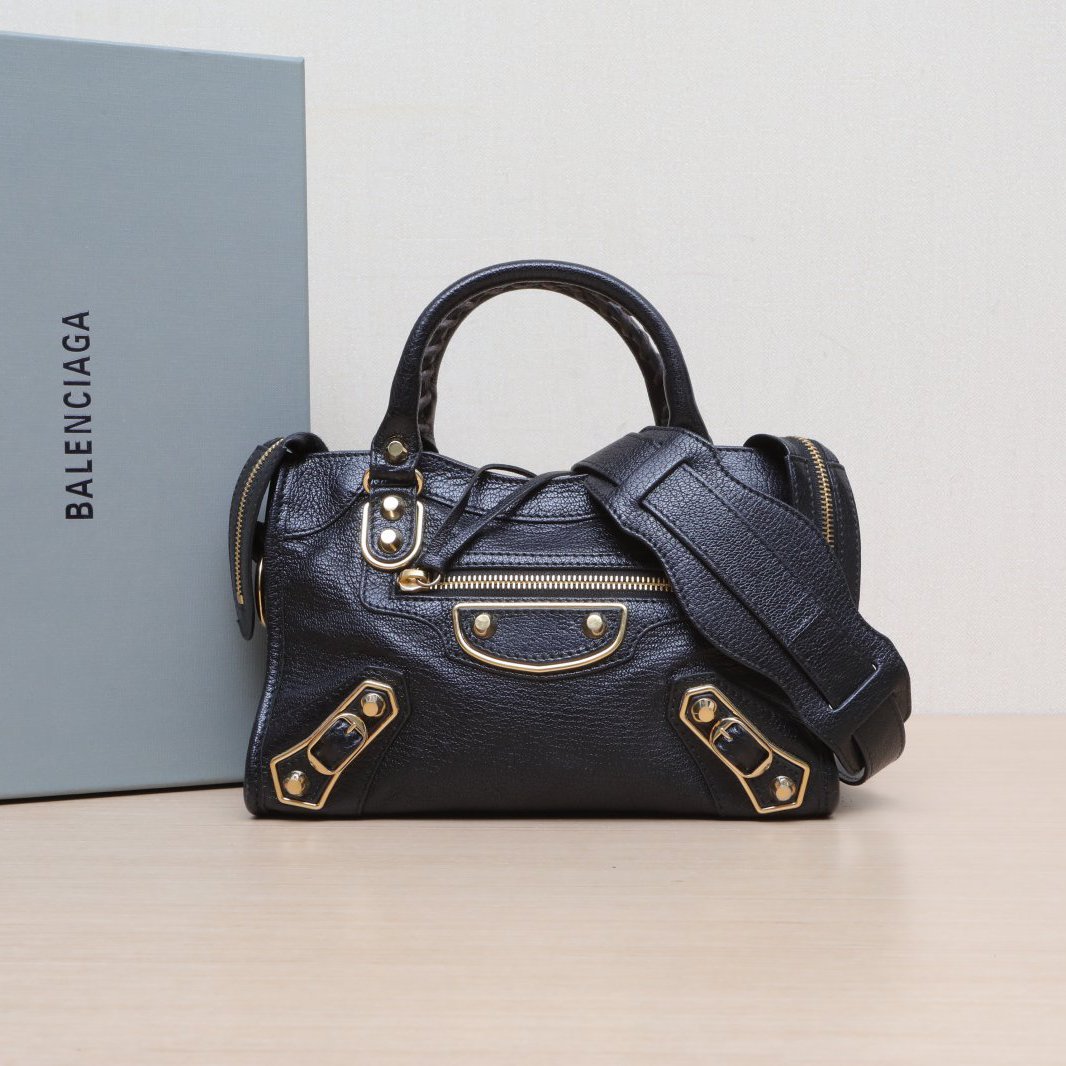 *BALENCIAGA City Mini 24 Motorcycle Bag-Hana Vintage