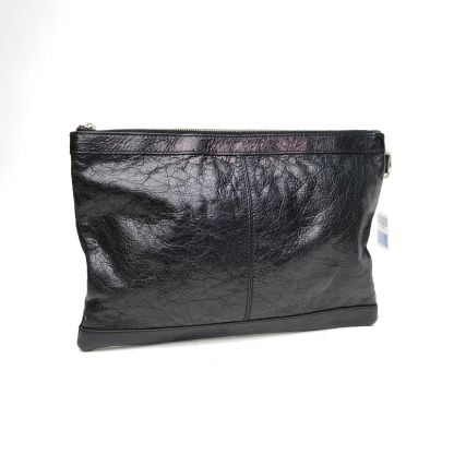 BALENCIAGA Black机车手拿包-Hana Vintage