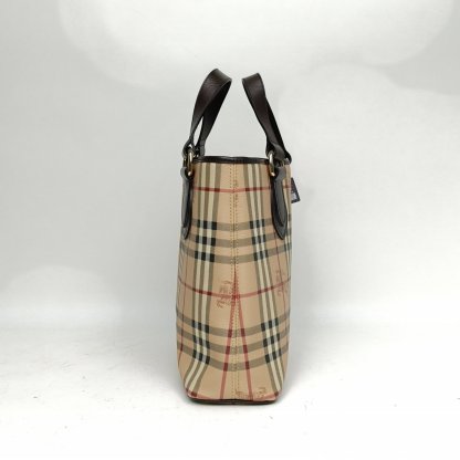 Burberry Burberry Check PVC Knight Check Tote Bag Shoulder Bag