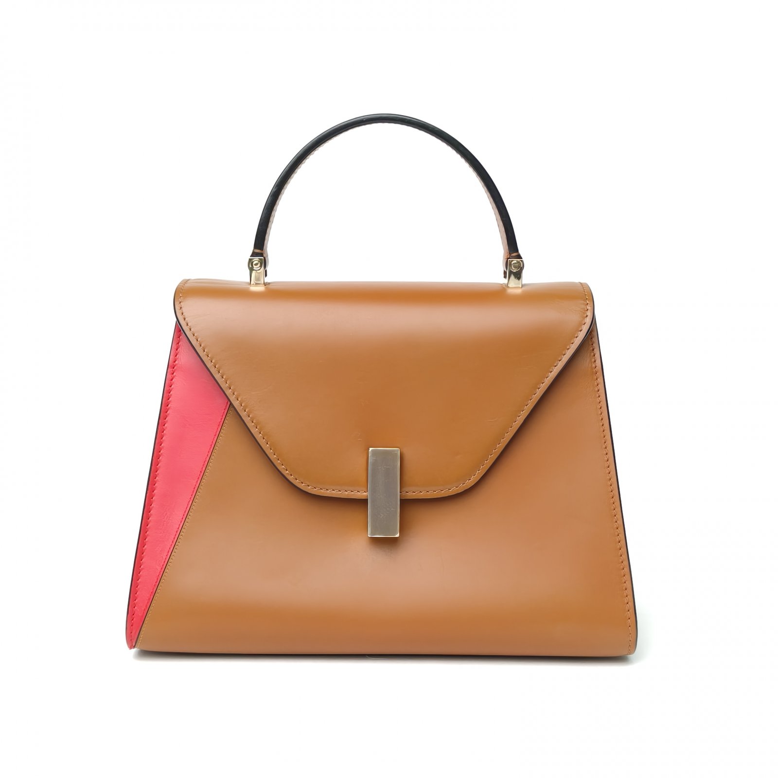 *Valextra Iside Rectangular Buckle Shoulder Bag, Small Size-Hana Vintage