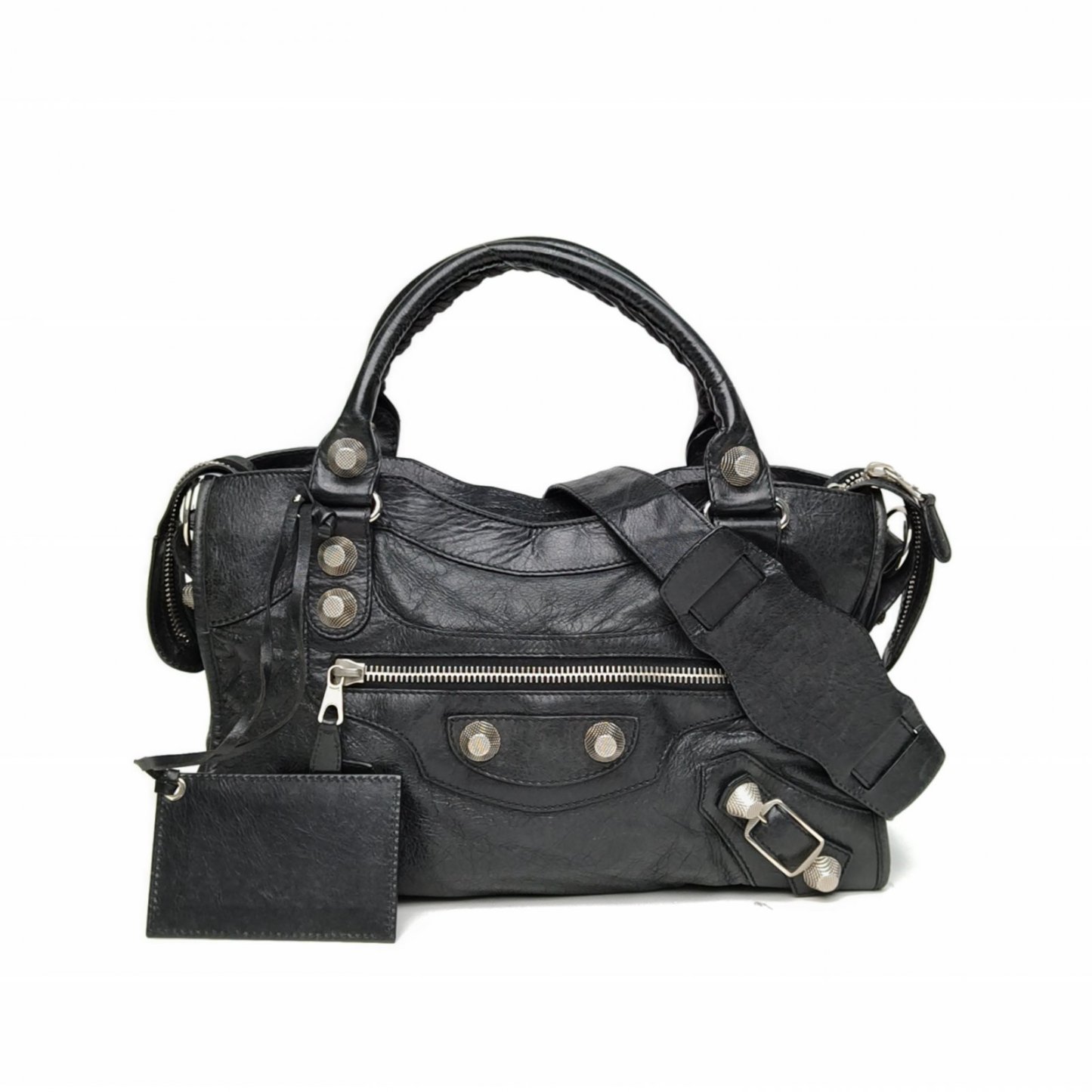 *BALENCIAGA CLASSIC CITY Motorcycle Bag Medium 38-Hana Vintage