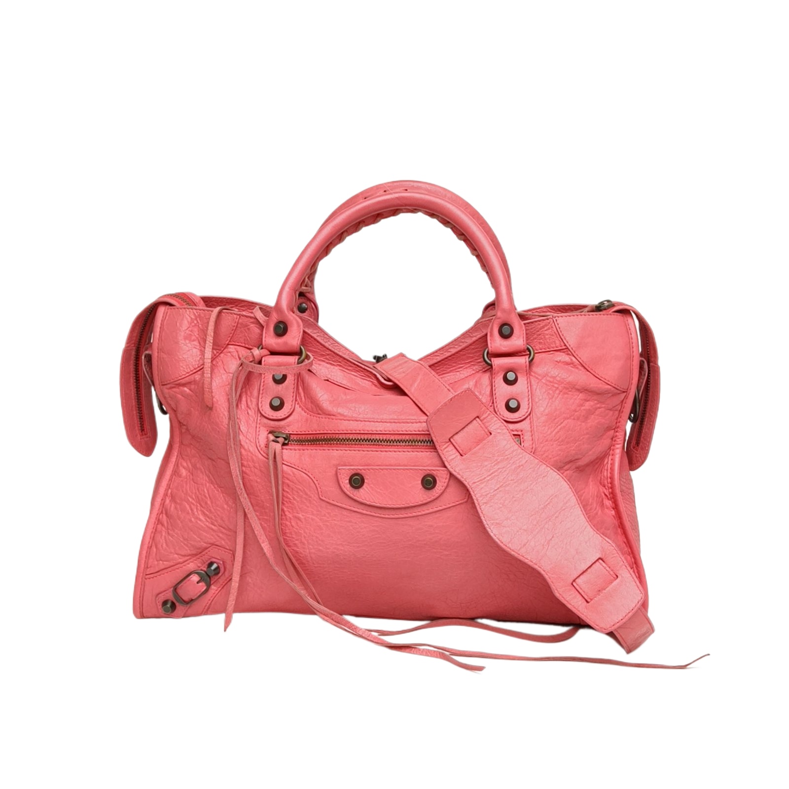 *BALENCIAGA CLASSIC CITY Motorcycle Bag Medium 38-Hana Vintage