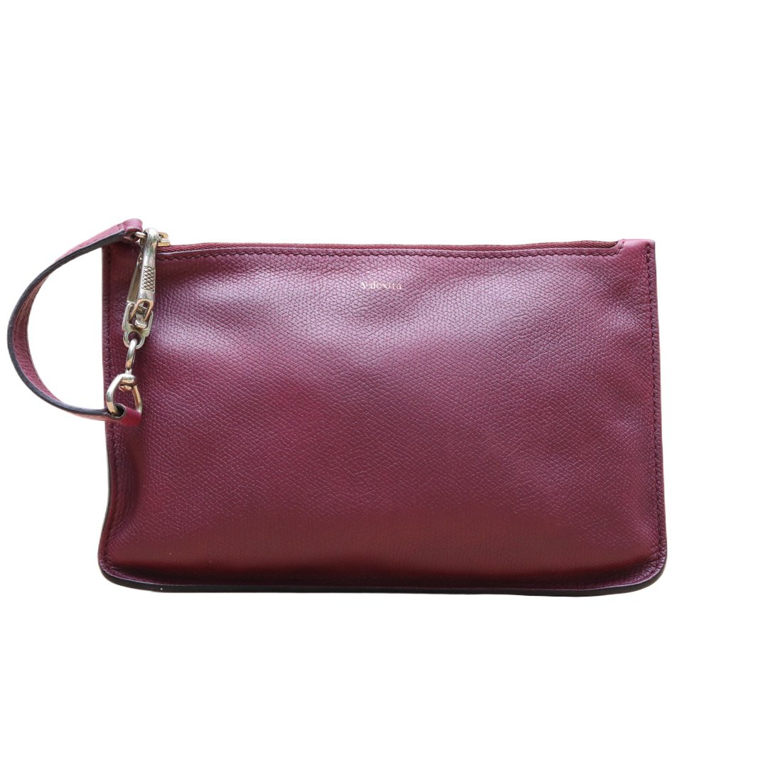 *Valextra Coin Purse, Purple-Hana Vintage