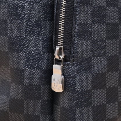 *LOUIS VUITTON Black Chessboard PVC 2018 Zack Flap Backpack-Hana Vintage