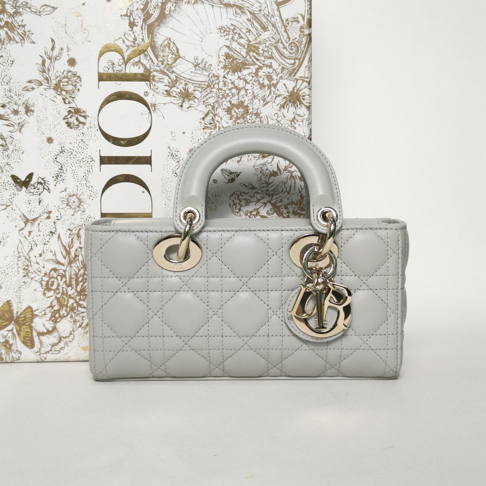 *DIOR Lady D-Joy Horizontal Lady Di Bag, Small Size 22-Hana Vintage