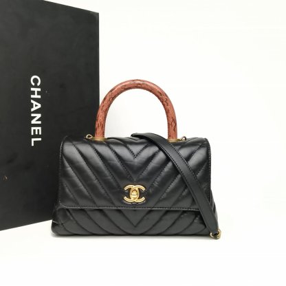*CHANEL Coco Handle Small 24cm-Hana Vintage