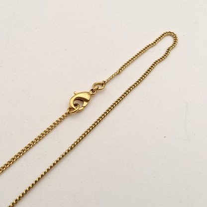 CHANEL Wheat Ear Double C Necklace Alloy