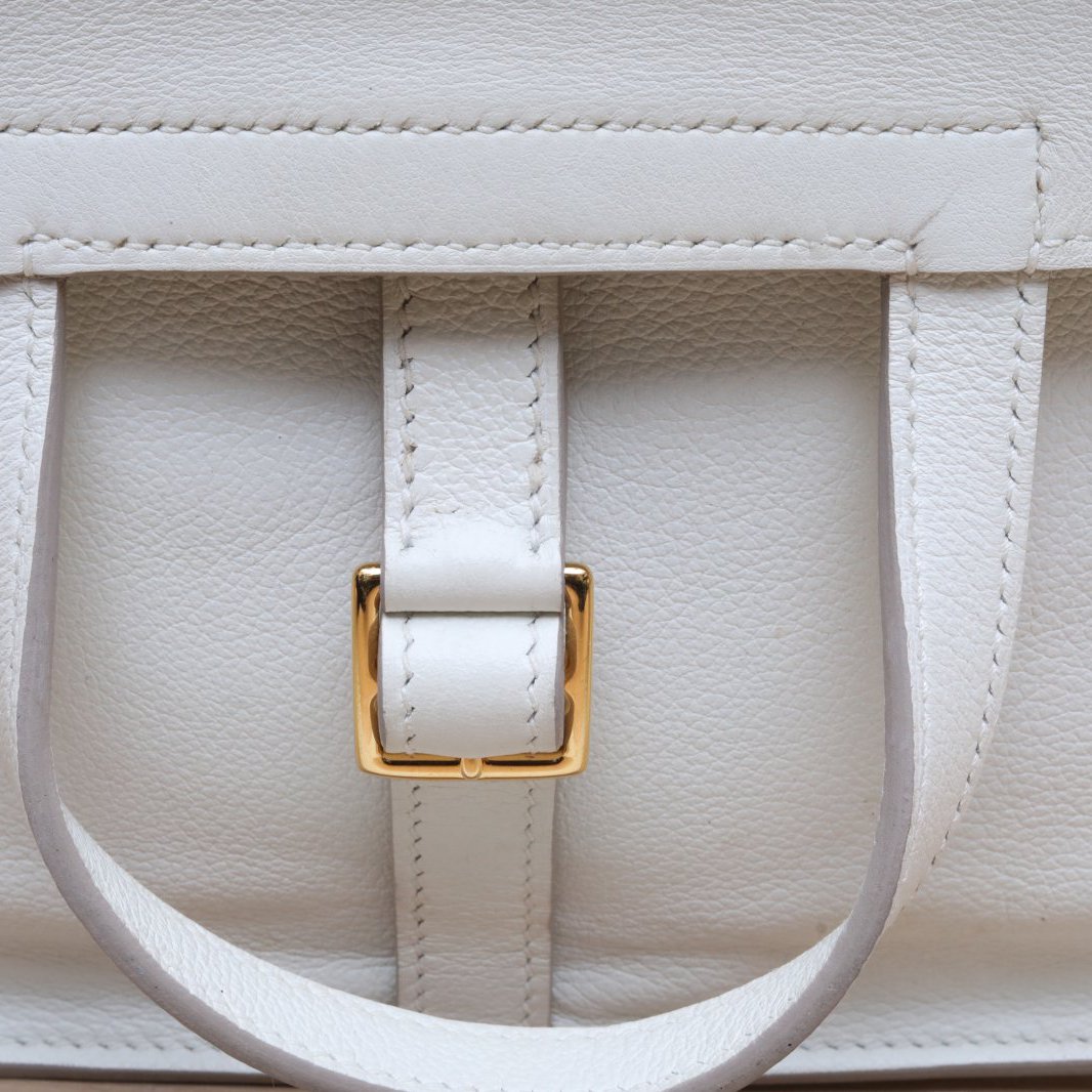 HERMES Halzan 25 Double-Handle Shoulder Bag