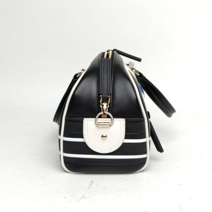 DIOR Black and White Gold Hardware 2022 Dior Vibe Bolide 24cm-Hana Vintage