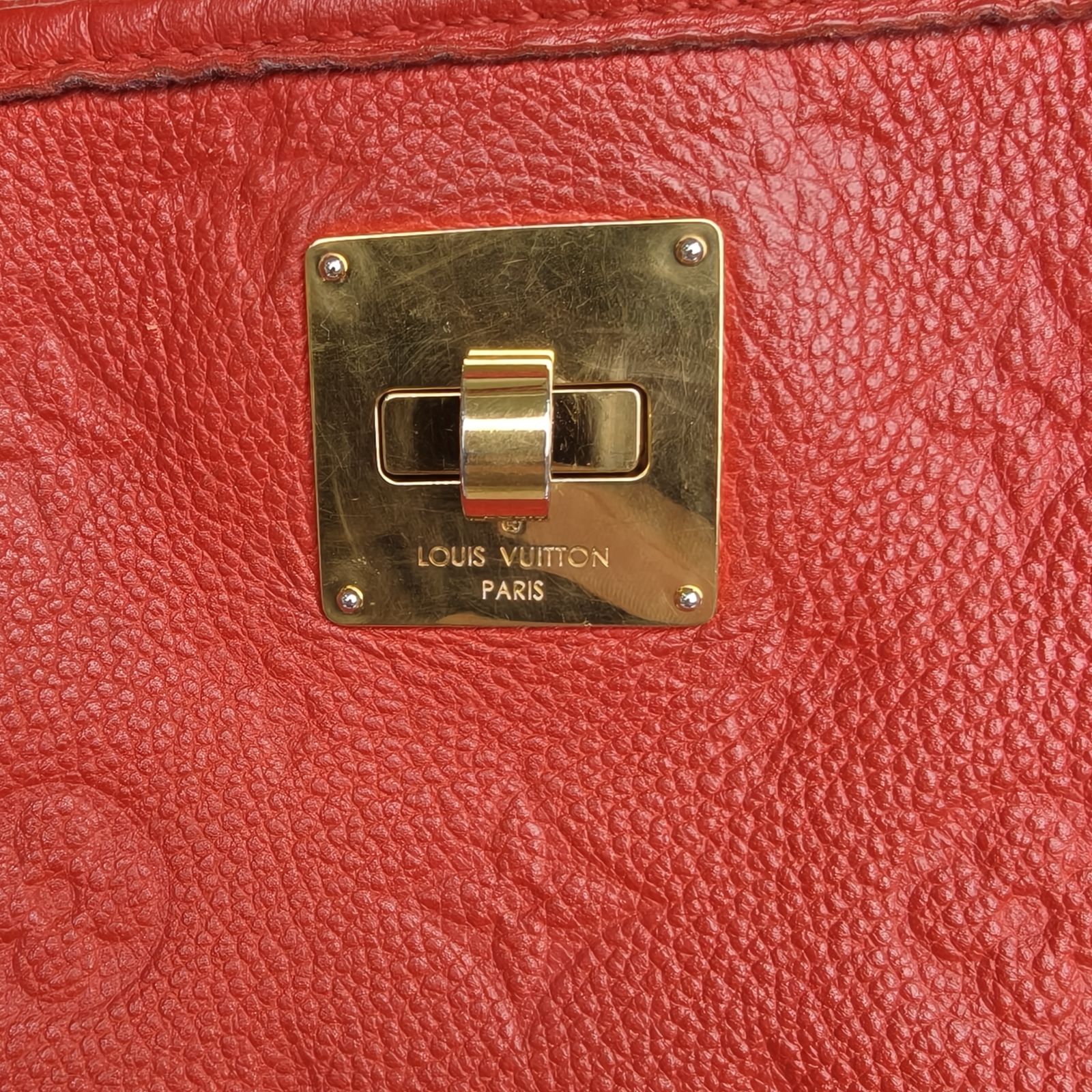LOUIS VUITTON Red 2012 citadine Tote Bag