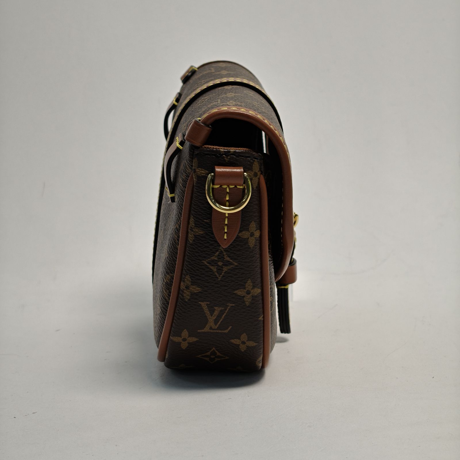*LOUIS VUITTON Monogram PVC Chip Saumur Twin Solo 2-way Chain Bag Waist Bag 16cm-Hana Vintage