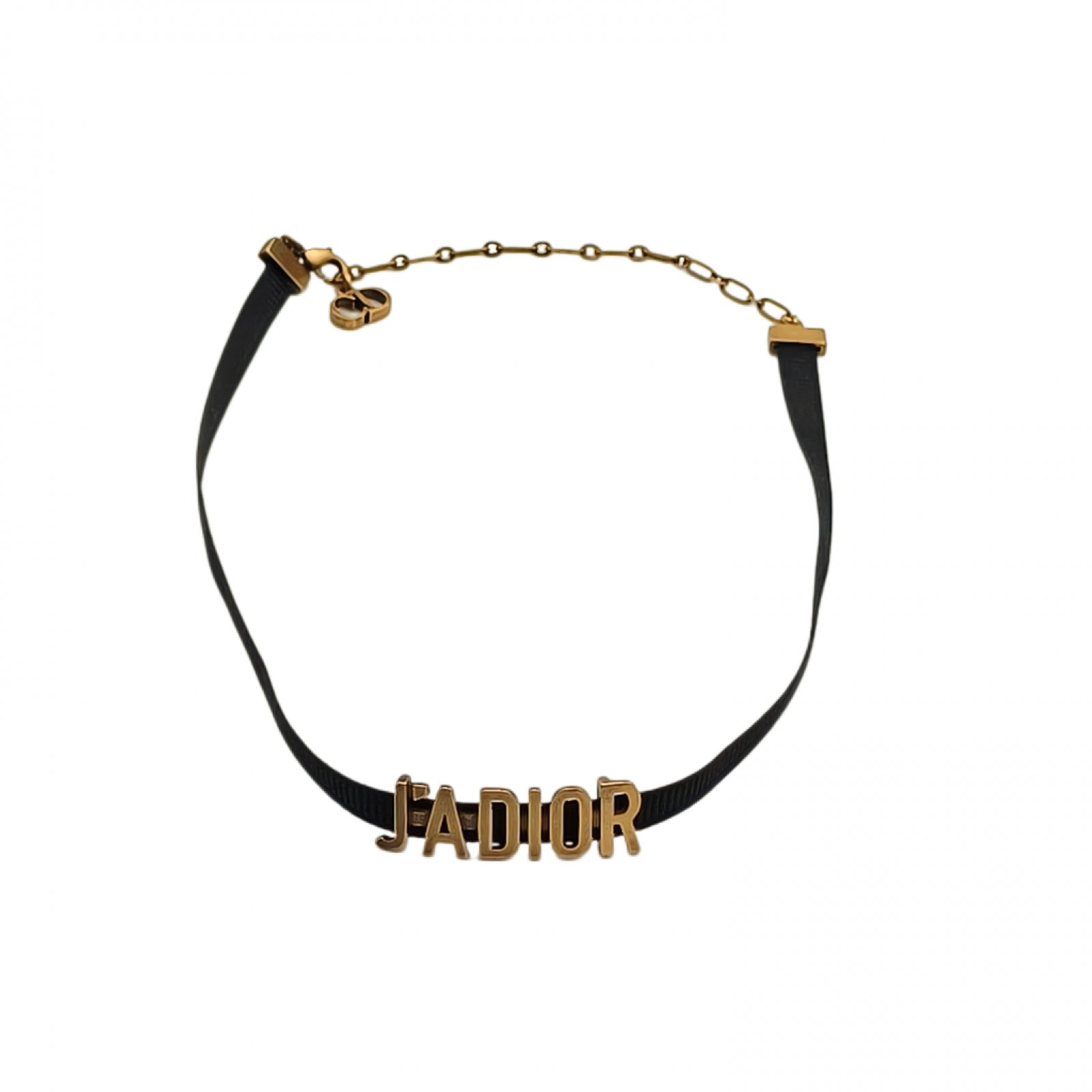 DIOR Letter choker necklace Alloy-Hana Vintage