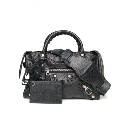 *BALENCIAGA CLASSIC CITY Motorcycle Bag Mini 25-Hana Vintage