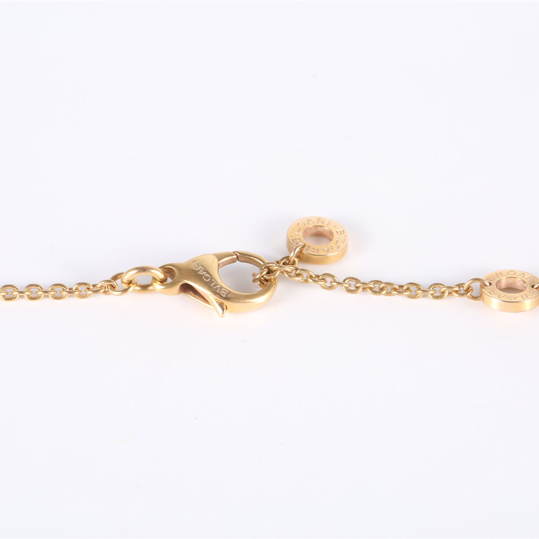 BVLGARI B.ZERO1 Coil Necklace 18K Rose Gold,Black Ceramic-Hana Vintage