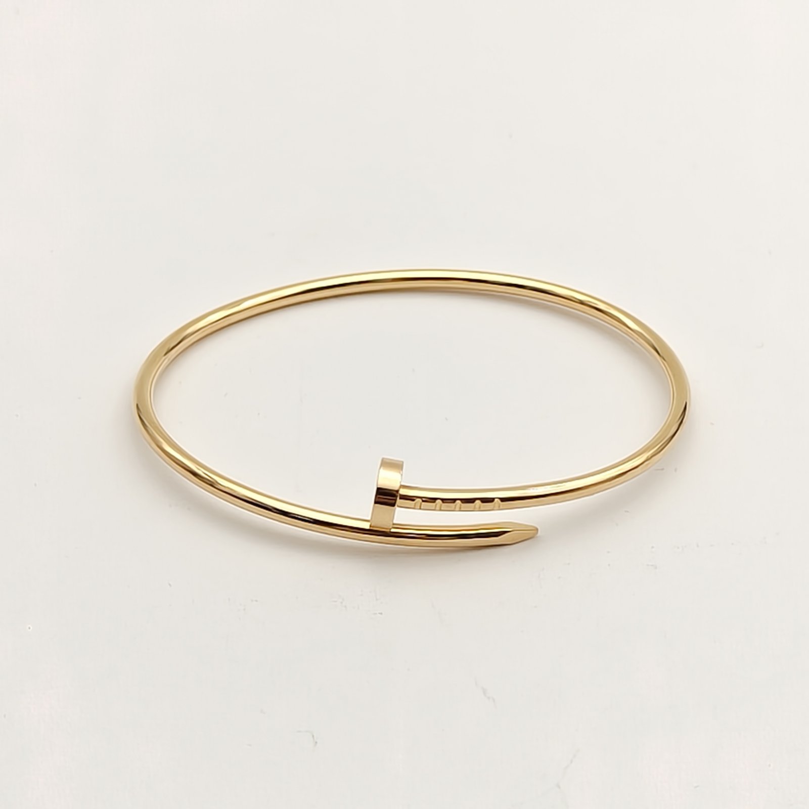 CARTIER JUSTE UN CLOU Nail Bracelet Thin 18K Gold-Hana Vintage