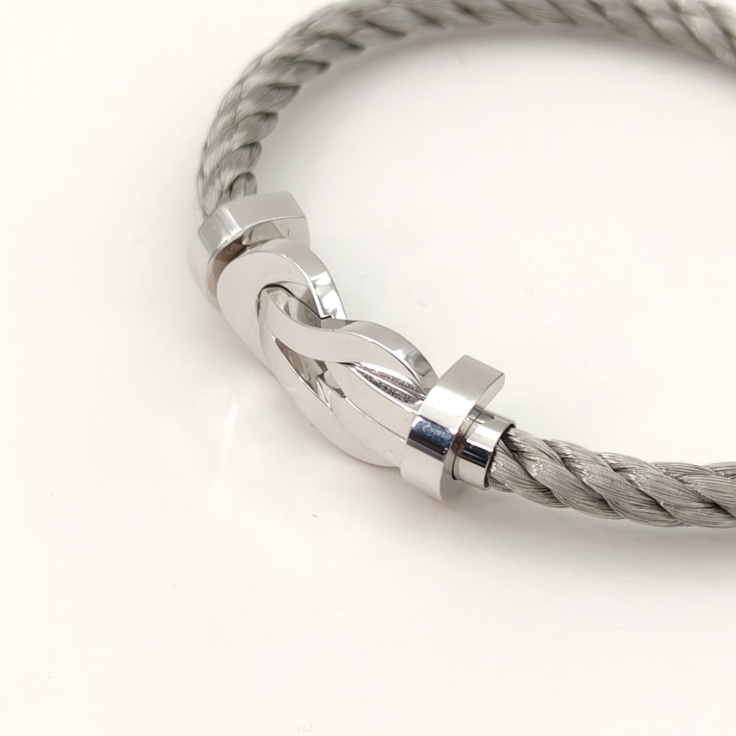 Fred Platinum Chance Infinie Bracelet Large Size 16 18K 18K White Gold-Hana Vintage