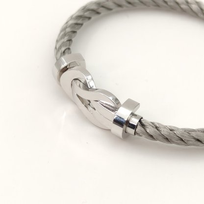 Fred Platinum Chance Infinie Bracelet Large Size 16 18K 18K White Gold-Hana Vintage